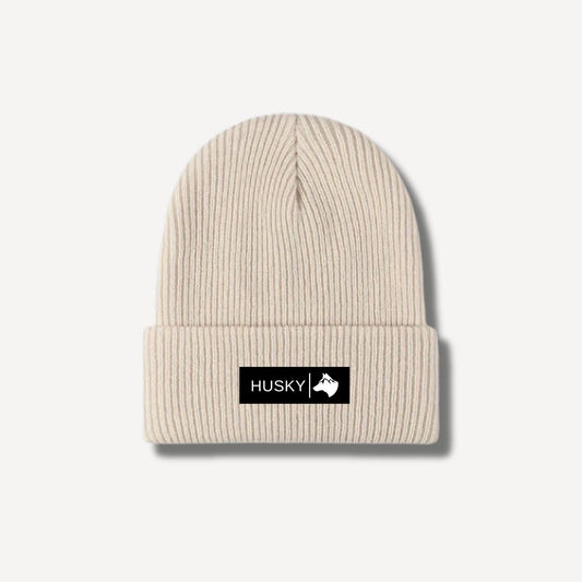 Beanie - Logo Beige